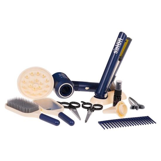 Souprava malé kadeřnice Beauty Salon s příslušenstvím - modrý