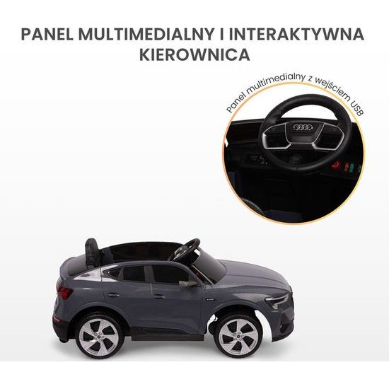 Elektrické auto Toyz - Audi Etron Sportback černá