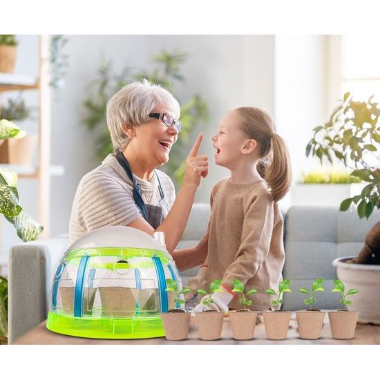 Sestava malý zahradník se skleníkem a osvětlením Sun Room