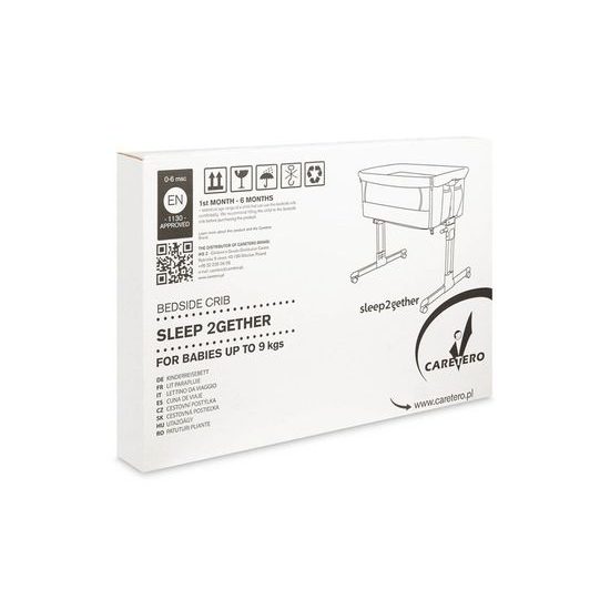 Dětská postýlka Sleep2gether graphite