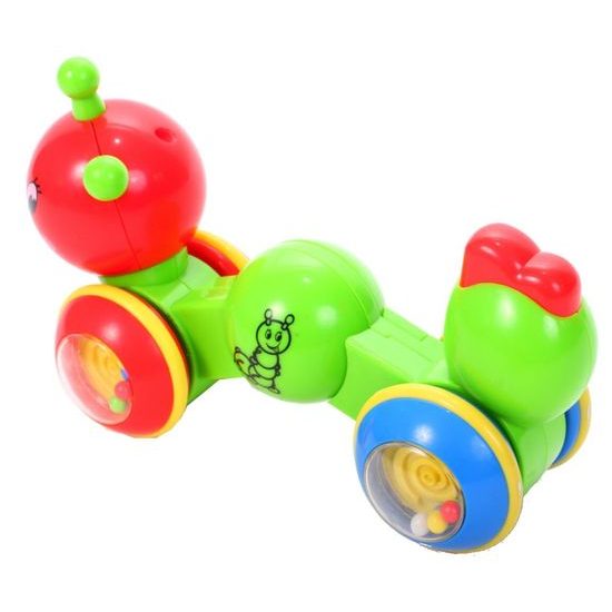 Vzdělávací housenka pro děti - chrastítko