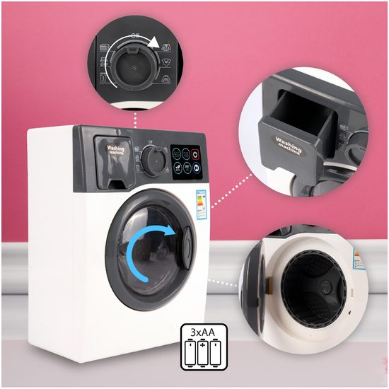 Dětská automatická pračka na baterie Washing Machine