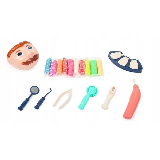 Modelovací plastelína Dětský zubař s příslušenstvím