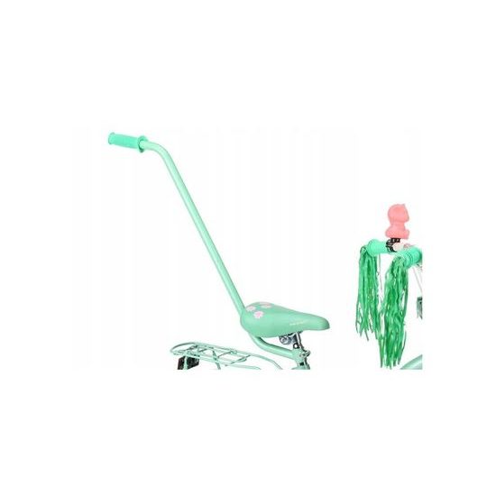 Dětské kolo Mexller Village s vodící tyčí mintová 12"