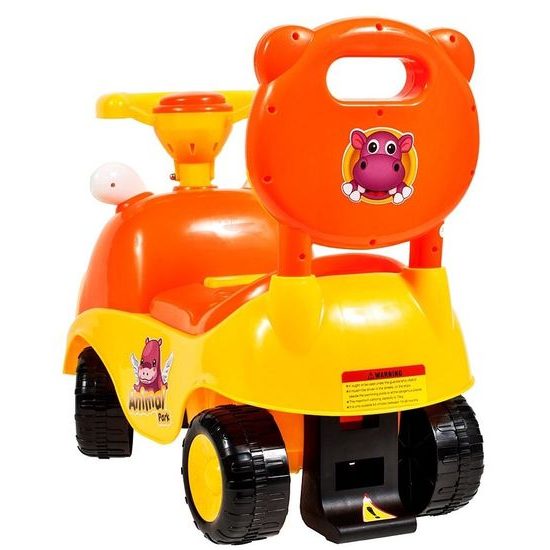 Dětské mini odrážedlo Kravička - žluté