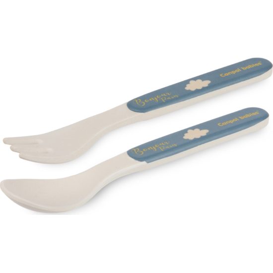 CANPOL babies Sada nádobí BONJOUR PARIS 5ks modrá