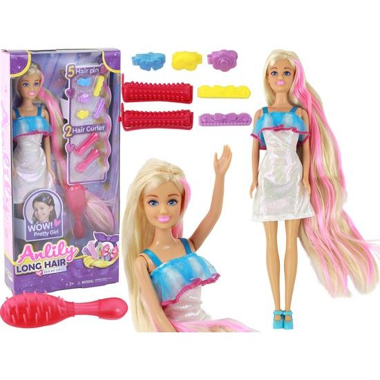 Barbie panenka Anlily s vlasovými doplňky
