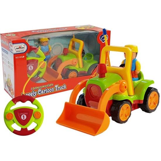 Autíčko na dálkové ovládání pro nejmenší Bagr