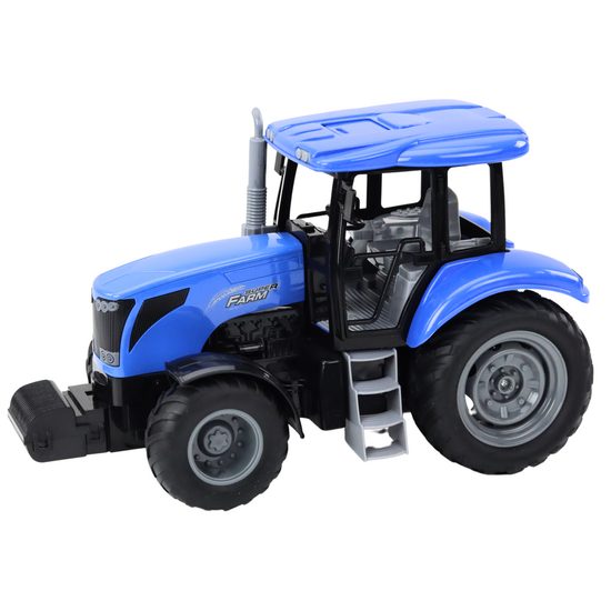 Velký traktor na dálkové ovládání Super Farm - modrý