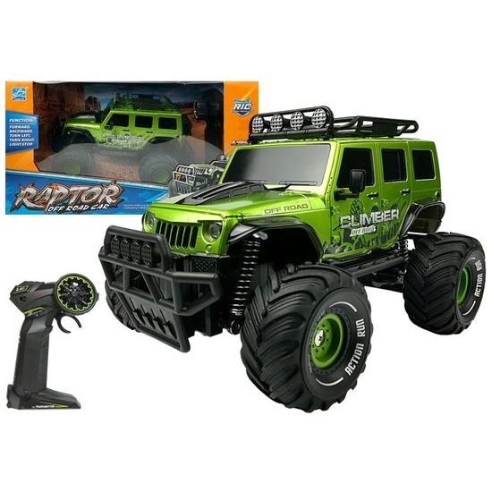 Auto na dálkové ovládání Raptor zelené 1:18
