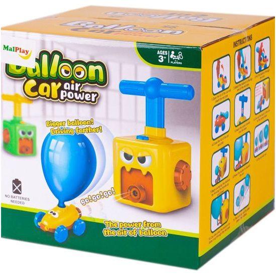 Odpalovač autíček s nafukovacími balónky Balloon Car