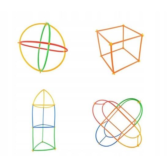 Kreativní stavebnice ze slámek Straws Blocks 800 dílků