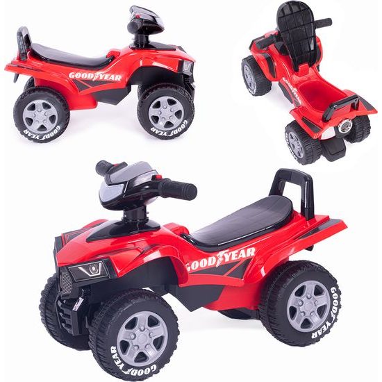 Dětské odrážedlo čtyřkolka Goodyear - červená