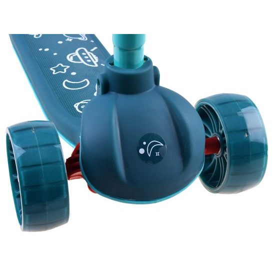 Dětská koloběžka Scooter 708 se svítícími koly - zelená