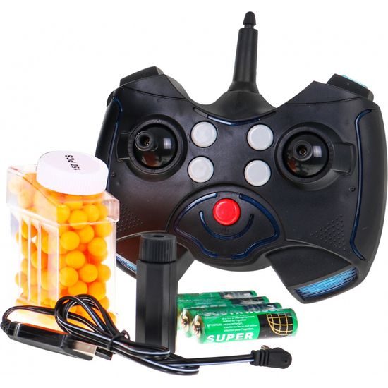 R/C Crawler s funkcí střelby Boj na terč + 150 žlutých nábojů