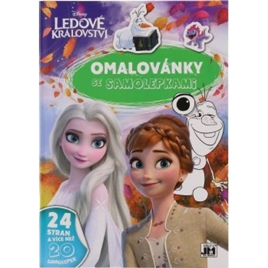 Omalovánky se samolepkami Ledové království/Frozen