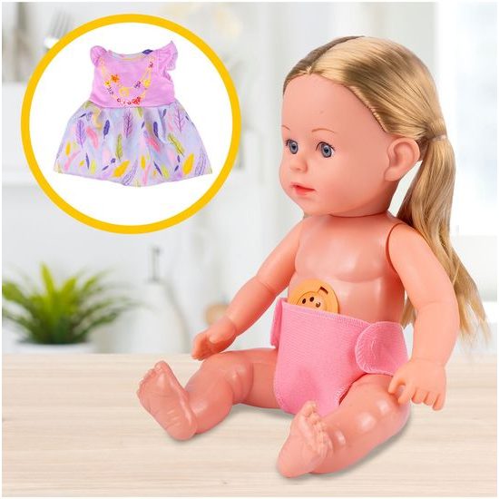 Interaktivní mluvící panenka s příslušenstvím My Baby 33 cm