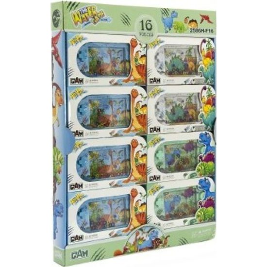 Vodní hra hlavolam - dinosaurus - mix 4 barvy