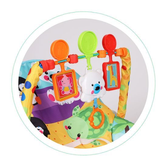 Ecotoys kojenecké lehátko 3v1 s vibracemi Baby Calm modré