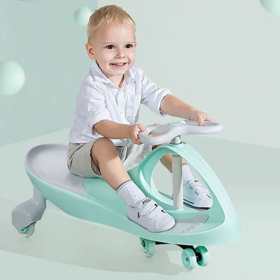 Ecotoys gravitační odrážedlo se svítícími koly Spinner - zelené