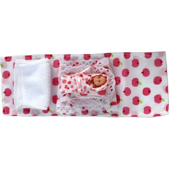 Těhotná panenka Lucy s miminky a doplňky