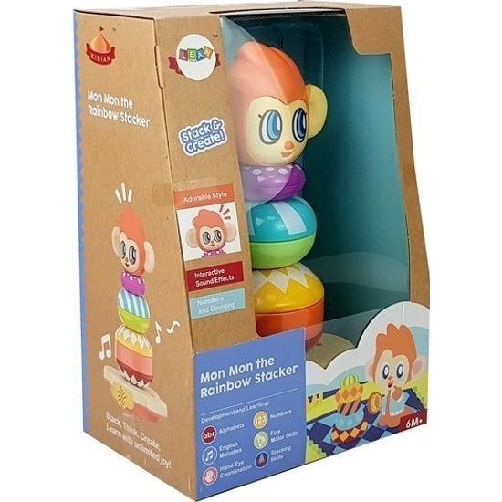 Vzdělávací opičí pyramida se zvuky