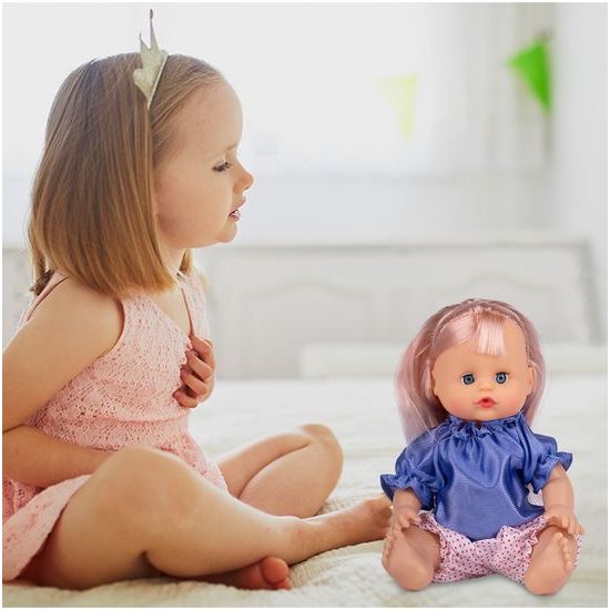 Mluvící panenka s příslušenstvím Baby Doll 31 cm