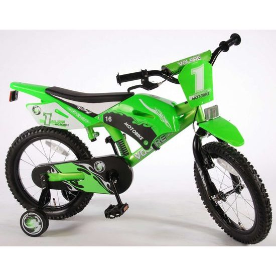 Dětské kolo Volare Motobike Green 16"