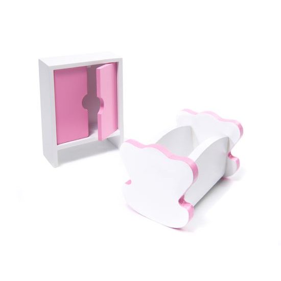 Dřevěný domeček pro panenky s LED osvětlením rezidence Brenda