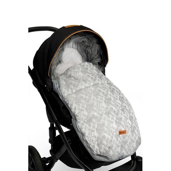 Zimní fusak do kočárku Olaf šedý