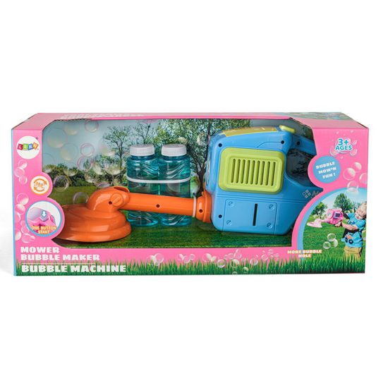 Detský bublifuk Strunová kosačka - modrá