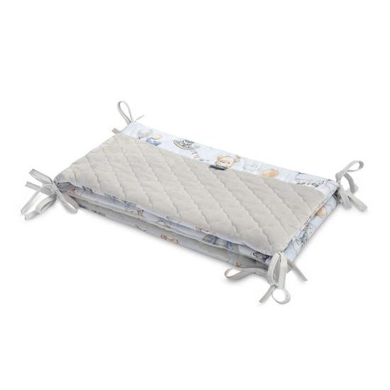 Sensillo Ochranný mantinel do postýlky plyš Karo let balónem