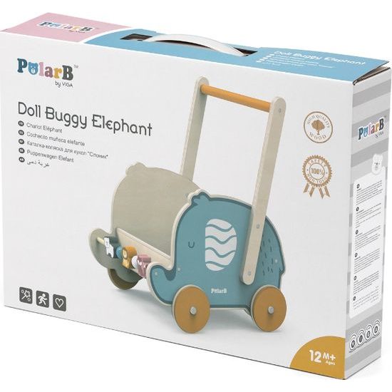 Dřevěné chodítko Viga Slon