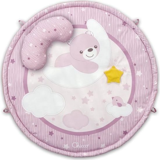 Chicco Hrací deka s hrazdičkou růžová