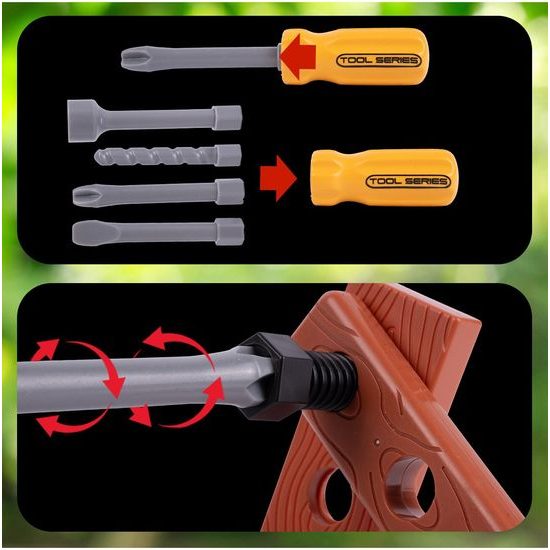 Dětské nářadí s vrtačkou na baterie v kufříku Power Tools