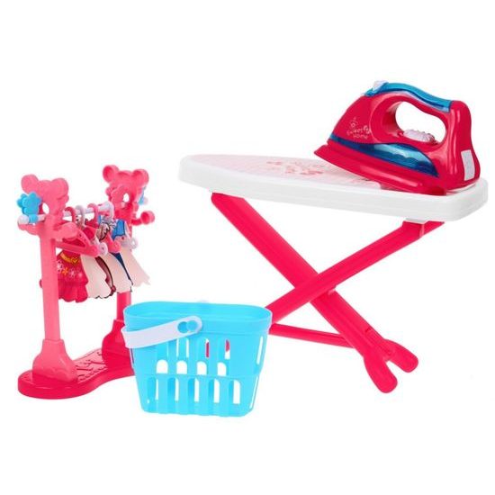 Majlo Toys dětské žehlící prkno s napařovací žehličkou Sweet Home