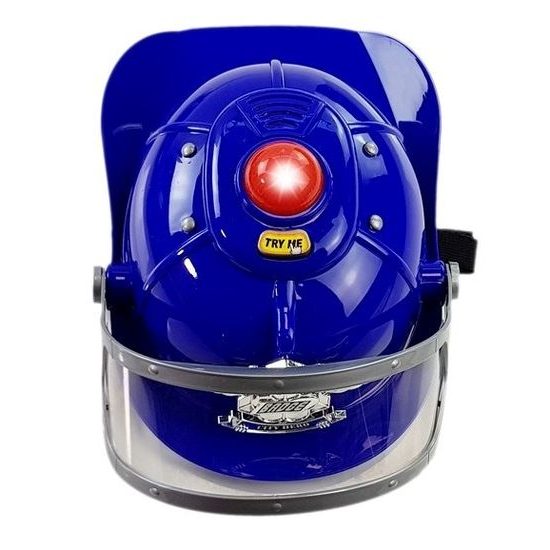 Policejní sestava pro děti s helmou a světlem Thunder Strike