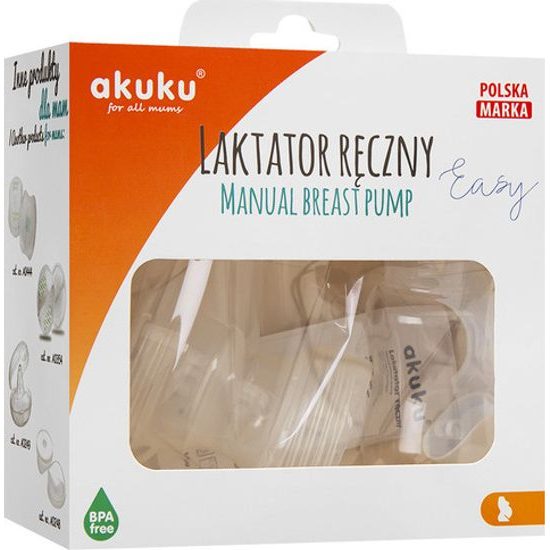 Akuku Ruční odsávačka transparentní