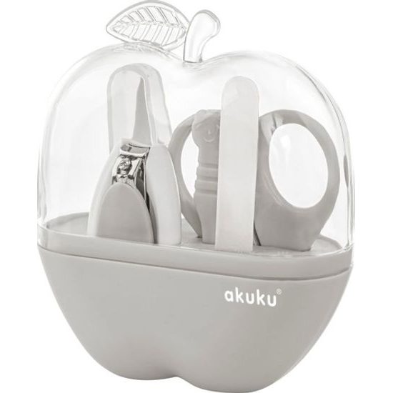Dětská sada na manikúru Akuku Apple šedá