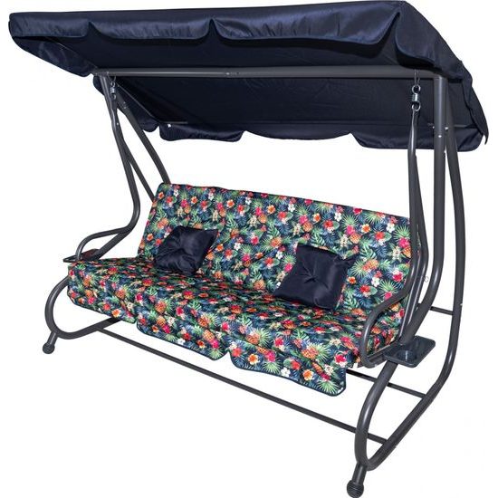 Zahradní houpačka 2v1 - tropický vzor