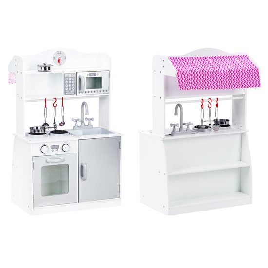 Ecotoys dětská dřevěná kuchyňka 2v1