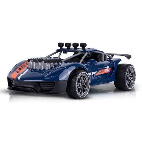 Závodní kovové auto na dálkové ovládání Fast Spirit 1:16