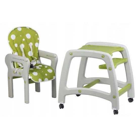 Ecotoys jídelní židlička 3v1 Green