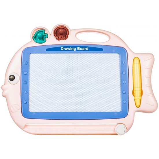 Dětská kreslící tabulka Růžová rybka