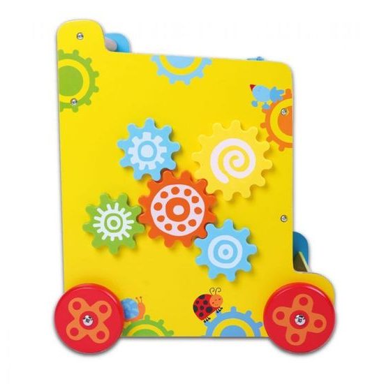 Ecotoys velké dřevěné multifunkční chodítko