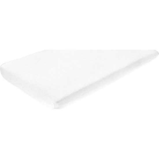 Froté prostěradlo do postýlky Classic bílé