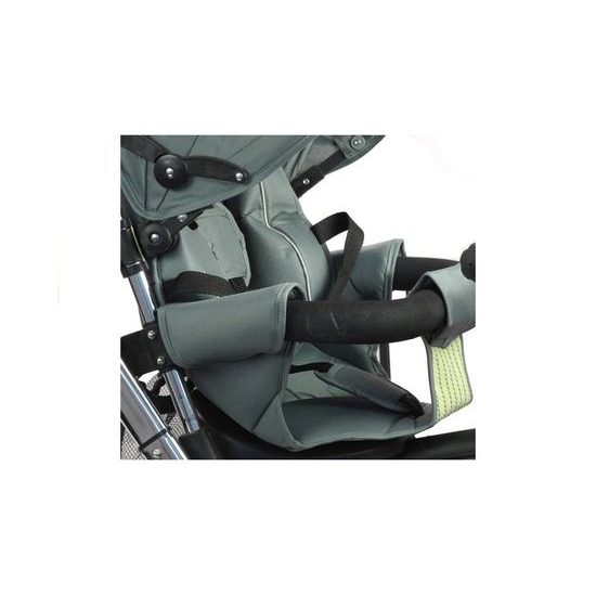 Majlo Toys oboustranná tříkolka s nafukovacími koly PRO700 stříbrná