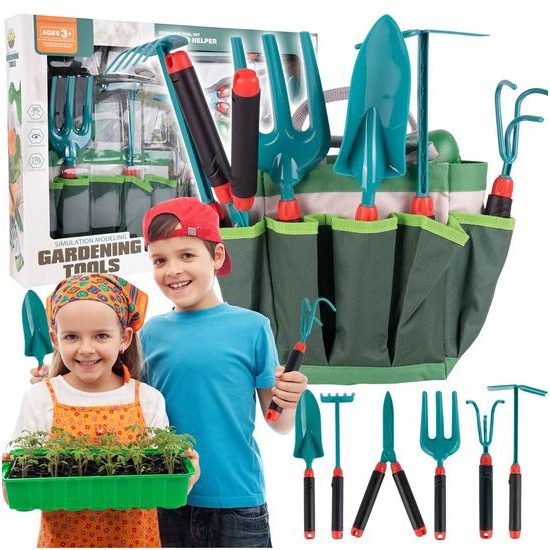Sestava pro děti Malý zahradník s taškou a rukavicemi