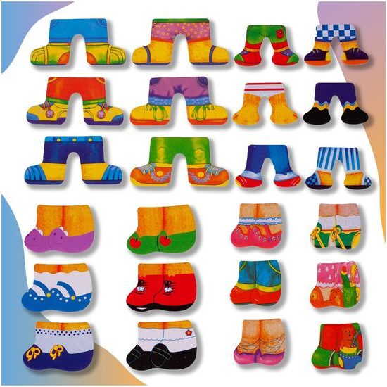 Dřevěná ukládačka s medvídky Bear Dresses