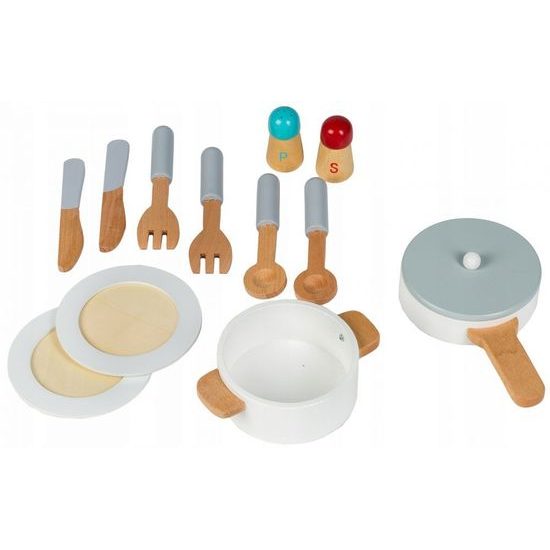 Ecotoys dětská dřevěná kuchyňka s oknem